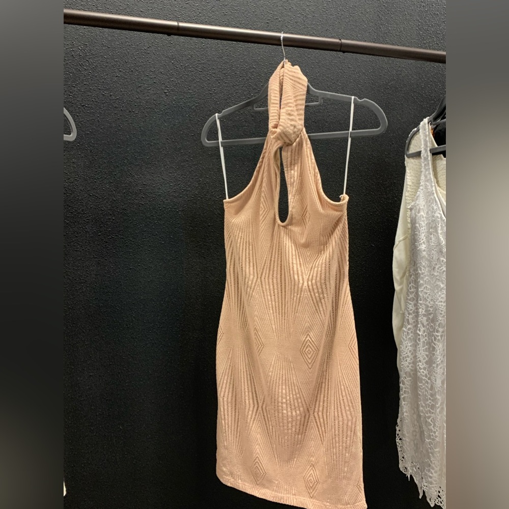 Gold Halter Dress Never Worn
